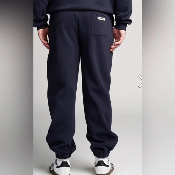 Men's Navy  comfort Sweatpants - Picture 2 of 2